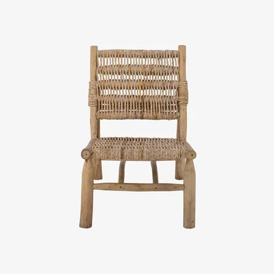 Olivia's Bloomingville Ruthy Lounge Chair in Natural Teak
