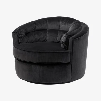 Olivia's Eichholtz Recla Occasional Chair Bolard Black