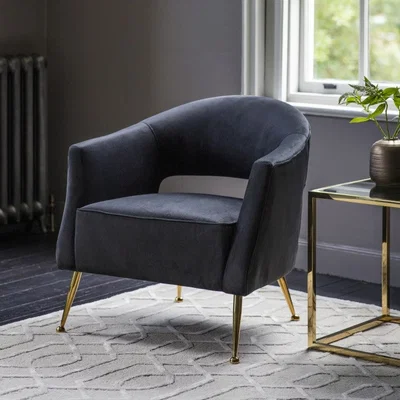 Olivia's Gallery Direct Barletta Black Occasional Chair