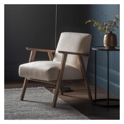 Olivia's Gallery Direct Neyland Natural Linen Occasional Chair