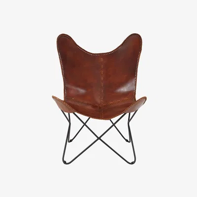 Olivia's Olivia's Belle Butterfly Occasional Chair Brown / Brown