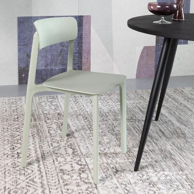 Olivia's Olivia's Nordic Living Collection - Chi Dining Chair in Light Green