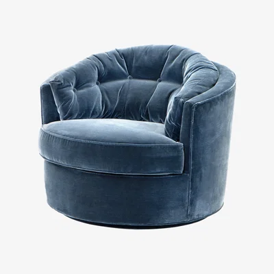 Olivia's Eichholtz Recla Occasional Chair Cameron Faded Blue