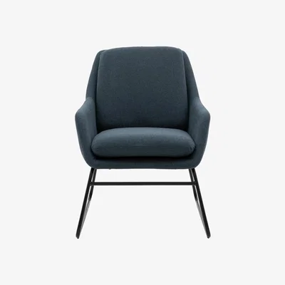 Olivia's Gallery Interiors Fenton Accent Chair in Midnight Blue