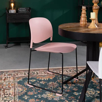 Olivia's Olivia's Nordic Living Collection - Sven Stackable Dining Chair in Pink
