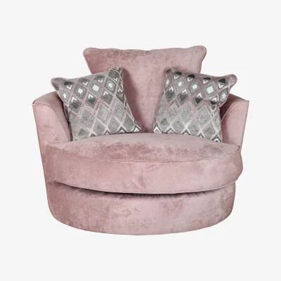 Downtown Affinity Swivel Chair in Fabric