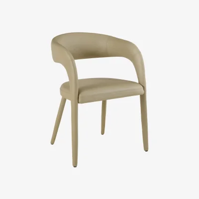 Downtown Louisiana Upholstered Dining Chair - Taupe
