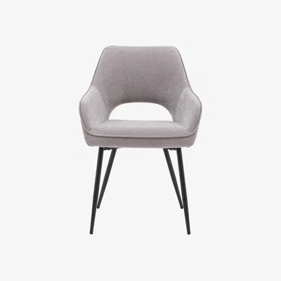 Perch and Parrow Tova Dining Chair in Grey, Set of 2