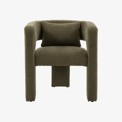 Perch and Parrow Modish Armchair in Green