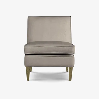 Perch and Parrow Delcor Earl Armchair in Chantilly Cream