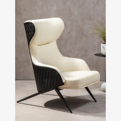 The Range Kiev Ivory Arm Chair - Cream