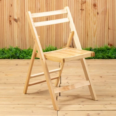 The Range Beauport Natural Finish Folding Chair - Natural
