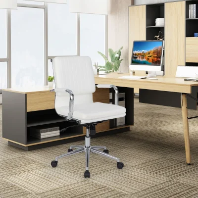 The Range Upholstered Leisure Chair - White