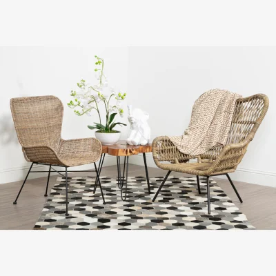 The Range Manado Kubu Natural Rattan Chair - Brown