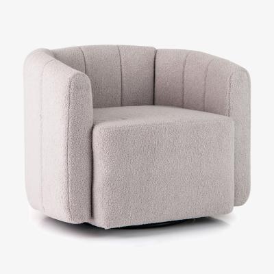 The Range Swivel Barrel Chair - Light Grey