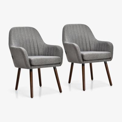 The Range Accent Upholstered Arm Chair - Grey