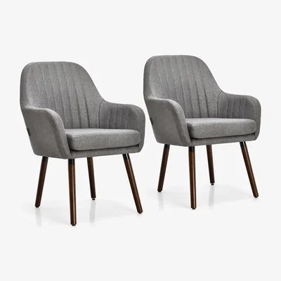The Range Accent Upholstered Arm Chair - Grey
