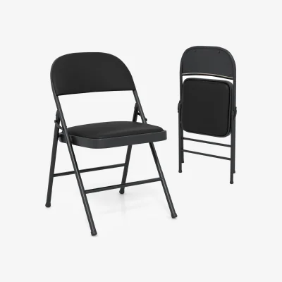 The Range Padded Party Chair - Black