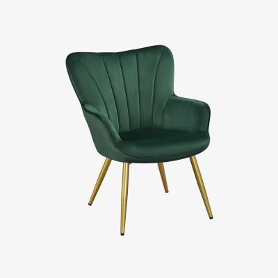 The Range Upholstered Accent Chair with Wing Side - Green