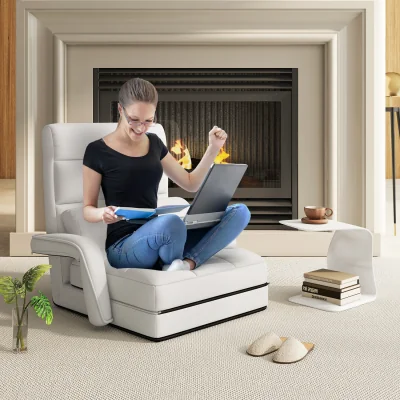 The Range Folding Lazy Sofa Chair - White