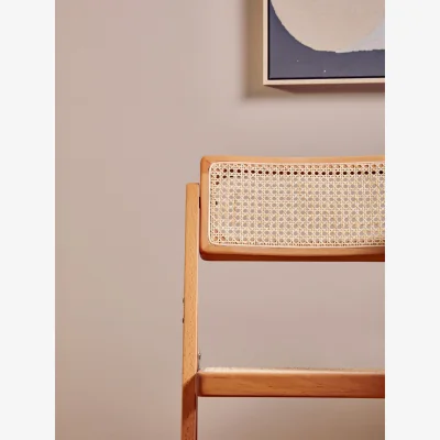 The Range Cebu Beech Wood Frame Folding Chair - Natural