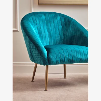 The Range Tania Blue Occasional Chair - Blue