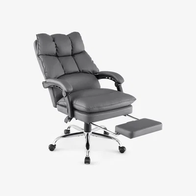 The Range High Back Rolling Computer Chair - Grey