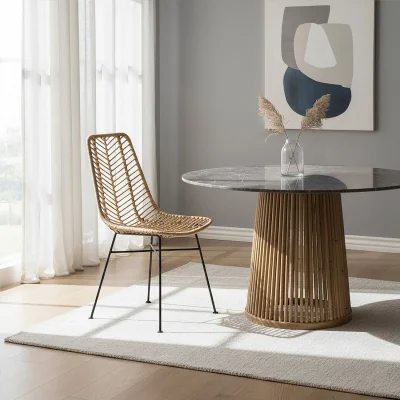 The Range Manado Jawit Natural Rattan Chair - Natural