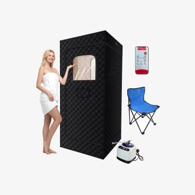 The Range WestWood Portable Sauna Tent Set Including Chair Steamer  - Black