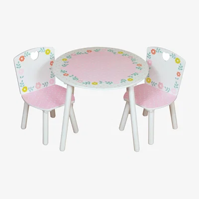 The Range Country Cottage Table and Chairs - White