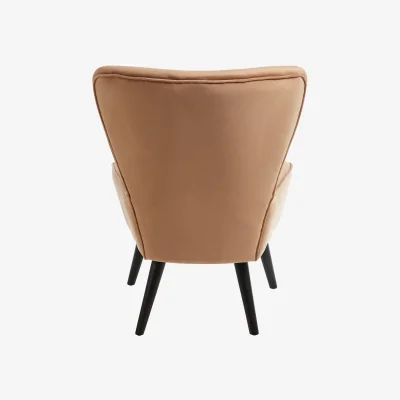 The Range Darcy Natural Fabric Chair - Brown