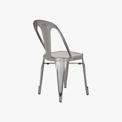 The Range Grange Grey Metal Chair - Grey