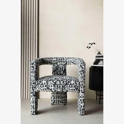 Rockett St George Fabulous Abstract Pattern Armchair