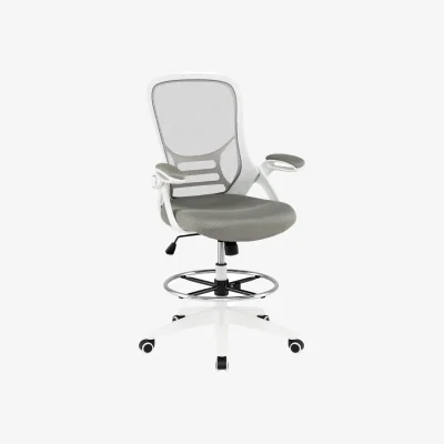 The Range Height Adjustable Swivel Task Chair - White