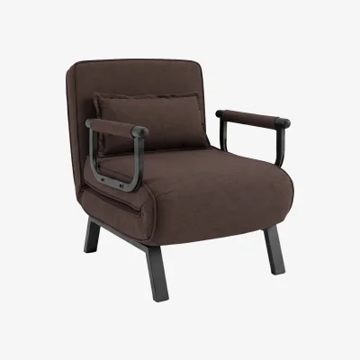 The Range Convertible Sleeper Chair - Brown