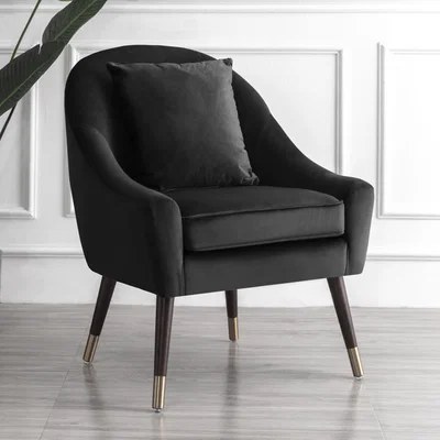 The Range Octavia Accent Chair - Black