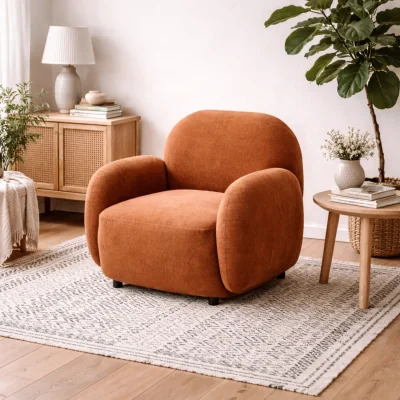 The Range Bantry Rust Chair - Orange