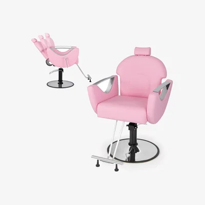 The Range Reclining Salon Chair - Pink