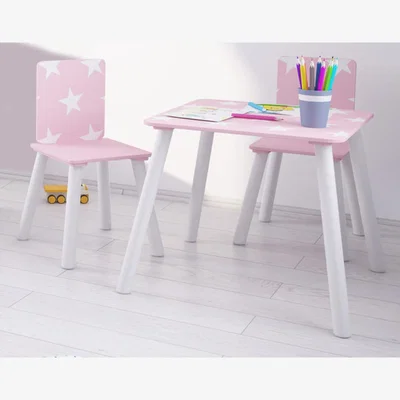 The Range Star Table and Chairs Pink - Pink