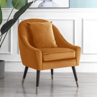 The Range Octavia Accent Chair - Orange