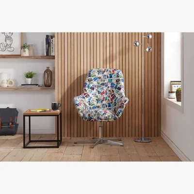 The Range Disney 100 Years Of Disney Egg Swivel Chair - Multi-coloured