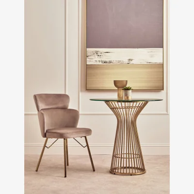 The Range Veneto Mink Velvet Chair