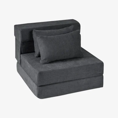The Range 3-in-1 Convertible Sleeper Chair with 2 Pillows
