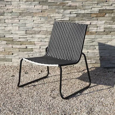 The Range Chequered Chair - Black