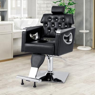 The Range Styling Adjustable Salon Chair-Black - Black