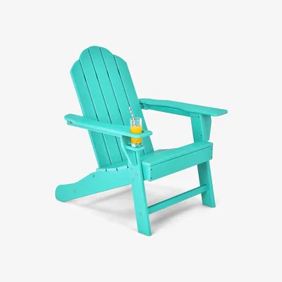The Range Costway Adirondack Chair-Turquoise - Turquoise