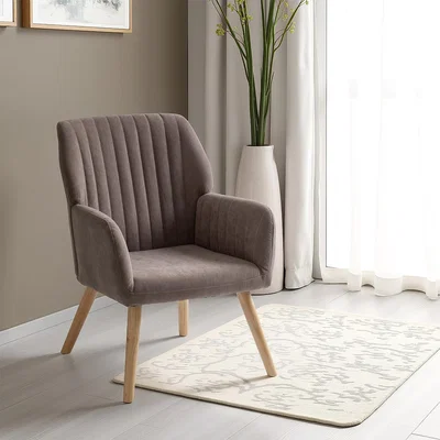 The Range Jordan Occasional Chair - Brown Velvet