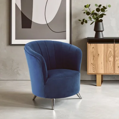The Range Maci Blue Tub Chair - Blue
