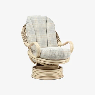 The Range Clifton Cane Deluxe Swivel Rocker Chair - Neutral