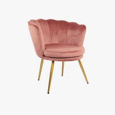 The Range Tiana Accent Chair - Dark Pink